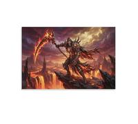 ASDFGHJKLZA Segador de lava del infierno Cuadro En Lienzo Sin Marco Arte De Pared Moderno HD Lienzo Decorativo Para Dormitorio, Salón, Pasillo, Oficina Decoracion, Regalo 08x12inch(20x30cm)