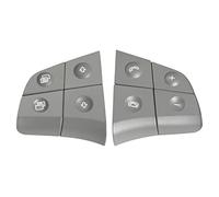 ASDGH Botón de control del interruptor volante coche, for Mercedes, Benz, W164 ML350 ML500 W251 R300 R350 16482079109116 Interruptor de control de dirección del tablero(BLACK Grey)
