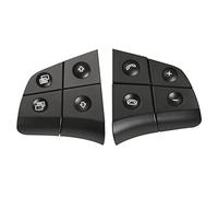 ASDGH Botón de control del interruptor volante coche, for Mercedes, Benz, W164 ML350 ML500 W251 R300 R350 16482079109116 Interruptor de control de dirección del tablero(BLACK Black)