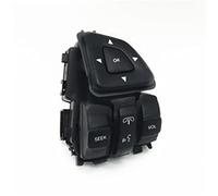 ASDGH Botones multifunción del interruptor de Control crucero volante coche, for Ford, Edge, Explorer, 2012 2013 2014 2015 Interruptor de control de dirección del tablero(BLACK A1)