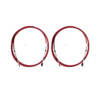 ASDGH Cable de Acelerador Cambio 2 Piezas, for Yamaha, Palanca Control Barco fueraborda 11 pies Acero Inoxidable Duradero Arnés de Cables de Grado Marino