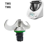 ASDGH Cuchillo mezclador, for Thermomix, TM5/TM6 Cuchilla amasadora universal for mezclar masa y harina Unidad de cuchillas de repuesto para licuadora