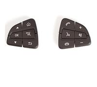ASDGH For Mercedes, for Benz, W205 Clase 2015-2020 W253 GLC 2015-2021Interruptor Botones de control Interruptor multifunción Interruptor de control de dirección del tablero(BLACK Brown)