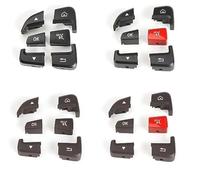 ASDGH For Mercedes, W205 W253Botones de control interruptor, for Benz, C GLC Clase C200 C220 C260 GLC250 GLC300 2015-2021 Interruptor de control de dirección del tablero(BLACK Rihgt Black Red)