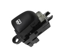 ASDGH Interruptor de Ventana Interruptor de Ventana Botón de elevalunas eléctrico, for Nissan, for X-Trail, T32, for Qashqai, Interruptor de Control Maestro de Ventanas eléctricas(Black Single)