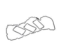 ASDGH Junta de tapa válvula motor for, E71 E70 E82 E88 E90 E92 E93 X1 X3 X4 X5 X6 135i 335i 435i 535i 640i 740i 740Li 11127587804 Junta de culata