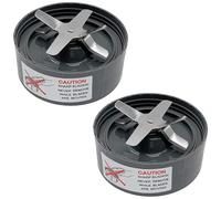 ASDGH Paquete de 2 cuchillas de repuesto for exprimidor NutriBullet, 600 W/Pro 900 W, extractor de nutrientes, batidora, repuestos Unidad de cuchillas de repuesto para licuadora