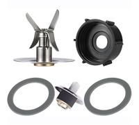 ASDGH Reemplazo de licuadoraPieza de repuesto for licuadora 1 cuchilla, 1 base for jarra de licuadora, 2 juntas y 1 unidad de accionamiento cuadrado Unidad de cuchillas de repuesto para licuadora