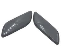 ASDGH Tapa de boquilla rociadora for limpiaparabrisas parachoques delantero, tapa chorro for, for Civic, 2012 2013 Cubierta de la boquilla del lavafaros del coche(BLACK 2 pcs LH and RH)