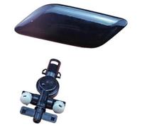 ASDGH TAPA DE CHORRO BOQUILLA LAVADORA FARO negra con conector, for Toyota, for Camry 2009-2011 85045-33060 85044-33070 Cubierta de la boquilla del lavafaros del coche(BLACK Left Side)