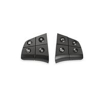 ASDGH Tecla de control botones interruptor volante multifunción for coche, for Mercedes, for Benz, W164 W251 2006-2009 W245 2008-2011 Interruptor de control de dirección del tablero(BLACK Black)
