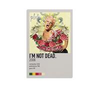 ASDGHIAWEUWQ Póster de arte moderno y retro con texto en inglés "I'm Not Dead" (60 x 90 cm), sin marco