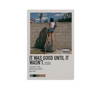 ASDGHIAWEUWQ Póster de arte moderno y retro con texto en inglés «It Was Good Until It Wasnot» para pared, 20 x 30 cm, estilo sin marco