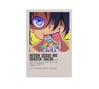 ASDGHIAWEUWQ Póster de The Idaten Deities Know Only Peace, arte moderno, retro, estética, lienzo, pintura, pared, 30 x 45 cm, estilo sin marco