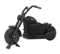 Asdirne Cortador de pizza, rueda cortadora de pizza para motocicleta con cuchillas antiadherentes de acero inoxidable súper afiladas, regalo novedoso, color negro