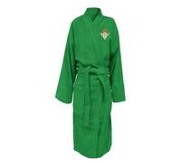 ASDITEX Albornoz adulto Betis Talla S de rizo americano 400 gramos