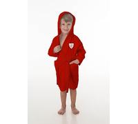 ASDITEX Albornoz Athletic Club con Capucha Talla 6/8 años (Rizo Americano 400 gsm)