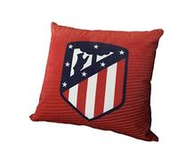 Asditex Cojin Velvet Terciopelo Atlético de Madrid 45 cm. x 45 cm. (Incluye Relleno)