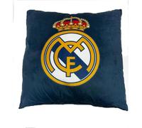 ASDITEX Cojin Velvet Terciopelo Real Madrid 45 cm x 45 cm Aprox. (Incluye Relleno)