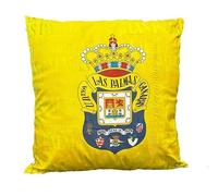 ASDITEX Cojín Velvet Terciopelo UD Las Palmas (Producto ofícial) Incluye Relleno 45 X 45 cm APR.
