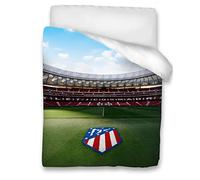 Asditex Copriletto Colcha de Verano Digital Atlético de Madrid Producto Oficial (Cama 90)