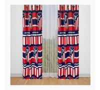 ASDITEX Cortina con ollaos del Atlético de Madrid 150 cm. Ancho x 260 cm. Alto