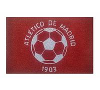 ASDITEX Felpudo fútbol Atlético de Madrid 40 cm. x 60 cm. (Fabricado con Coco Natural y Base PVC)