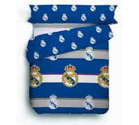ASDITEX Funda nórdica 2 Piezas Real Madrid Cama 105 cm. (180x220 cm. y Almohada 45x125 cm.)