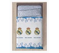 Asditex Juego de sábanas licencia Real Madrid 8 Cama 105 cm. (105x200+27cm) (45x125cm) (180x270cm)