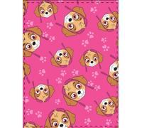 ASDITEX Manta coralina Patrulla Canina Rosa 100 cm. x 140 cm. (190gsm) 100% poliéster