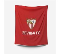 Asditex Manta coralina Sevilla FC 120 cm. x 150 cm. Largo (250 gsm)
