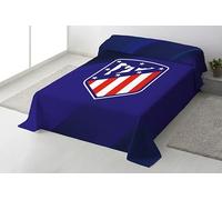 ASDITEX Manta Rachel Terciopelo Atlético de Madrid 160 cm. Ancho x 240 cm. Largo (100% poliéster)