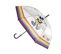 Asditex Paraguas Mickey Mouse Colors Tamaño adulto