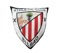 ASDITEX Productos Oficiales Cojín Balón 50 cm x 50 cm Aprox (Blanco, 50cm x 50cm Aprox., Athletic Club Bilbao)