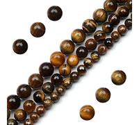 ASDJHFABKY 108 cuentas redondas sueltas de turquesa roja natural de 6 mm para hacer joyas, 10mm, Nailon Piedra