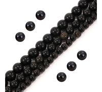 ASDJHFABKY 108 cuentas redondas sueltas de turquesa roja natural de 6 mm para hacer joyas, 8mm, Nailon Piedra