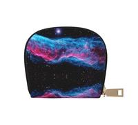 ASDJHFABKY Nature Scenery - Bolsa de piel con diseño de flores azules y blancas, diseño floral en florero, paquete de tarjetas para viajeros activos, para tarjetas de tránsito e identificaciones de
