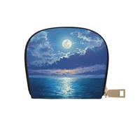 ASDJHFABKY Nature Scenery - Bolsa de piel con diseño de flores azules y blancas, diseño floral en florero, paquete de tarjetas para viajeros activos, para tarjetas de tránsito e identificaciones de