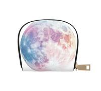 ASDJHFABKY Nature Scenery - Bolsa de piel con diseño de flores azules y blancas, diseño floral en florero, paquete de tarjetas para viajeros activos, para tarjetas de tránsito e identificaciones de