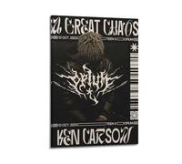 ASDJWAUEYWEH Ken Carson - Póster de lienzo decorativo para pared, arte vintage, decoración estética para sala de estar, dormitorio, 30 x 45 cm, estilo marco