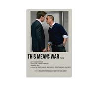ASDJWAUEYWEH This Means War - Póster de lienzo decorativo para pared, arte vintage, decoración estética para sala de estar, dormitorio, 40 x 60 cm, estilo sin marco