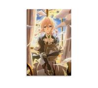 ASDJWAUEYWEH Violet Evergarden Anime1 - Póster decorativo en lienzo para pared, arte vintage, decoración estética para sala de estar, dormitorio, 60 x 90 cm, estilo sin marco