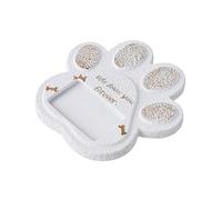 ASDMAOE Lápida para Mascotas, Regalo de Pérdida de Mascota, Piedra Conmemorativa para Perro, Regalo Conmemorativo para un Perro Perdido(Cat Claw - White)