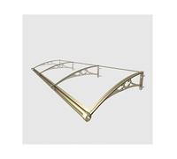 ASDQWER Marquesinas Exterior,Marquesina Curva for Puerta y Ventana, Marquesina para Puertas Exterior,Cubierta de policarbonato autolimpiante, toldo for Puertas de Entrada(60x210cm/24x83in)