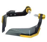 ASDSFR Guardamanos Protectores Moto para Piaggio MP3 500 300 250 para HPE Sport para Scooter Protector De Manos Motocicleta Puños Manillar Parabrisas Guardamanos(A-Gold)