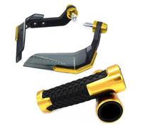 ASDSFR Guardamanos Protectores Moto para Piaggio MP3 500 300 250 para HPE Sport para Scooter Protector De Manos Motocicleta Puños Manillar Parabrisas Guardamanos(B-Gold)