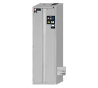 Asecos S-Phoenix Touchless-90 - Armario de Seguridad con Puerta Plegable, bisagra para Puerta Izquierda y Cierre de Cilindro de Perfil, Color Gris Claro, 596 mm de Ancho, 616 mm de Profundidad y 1968