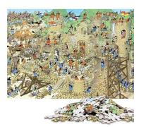 Asedio al Castillo Adultos Puzzles 1000 Piezas Juego De Rompecabezas Decoración Cumpleaños Juegos Educativos Relajación Y Sabiduría 1000pcs (75x50cm)