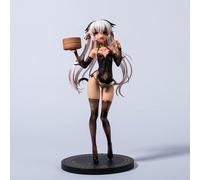 ASEDRFY Ecchi Figura de anime Personaggio Originale -dai Kasshoku Jidai 01- Philena Waal Vestiti Rimovibili Collezione di Modelli Estatua Decoración Giocattolo in Scatola 25,5 cm/10 Pollici