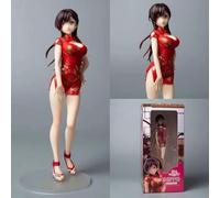 ASEDRFY Figura de anime Girl de 24 cm, edici?n limitada, alquiler de anime, figura de novia Ichinose Chizuru, dibujos animados, Otaku Cheongsam, ni?a, figura de acci?n de PVC, juguete Mizuhara